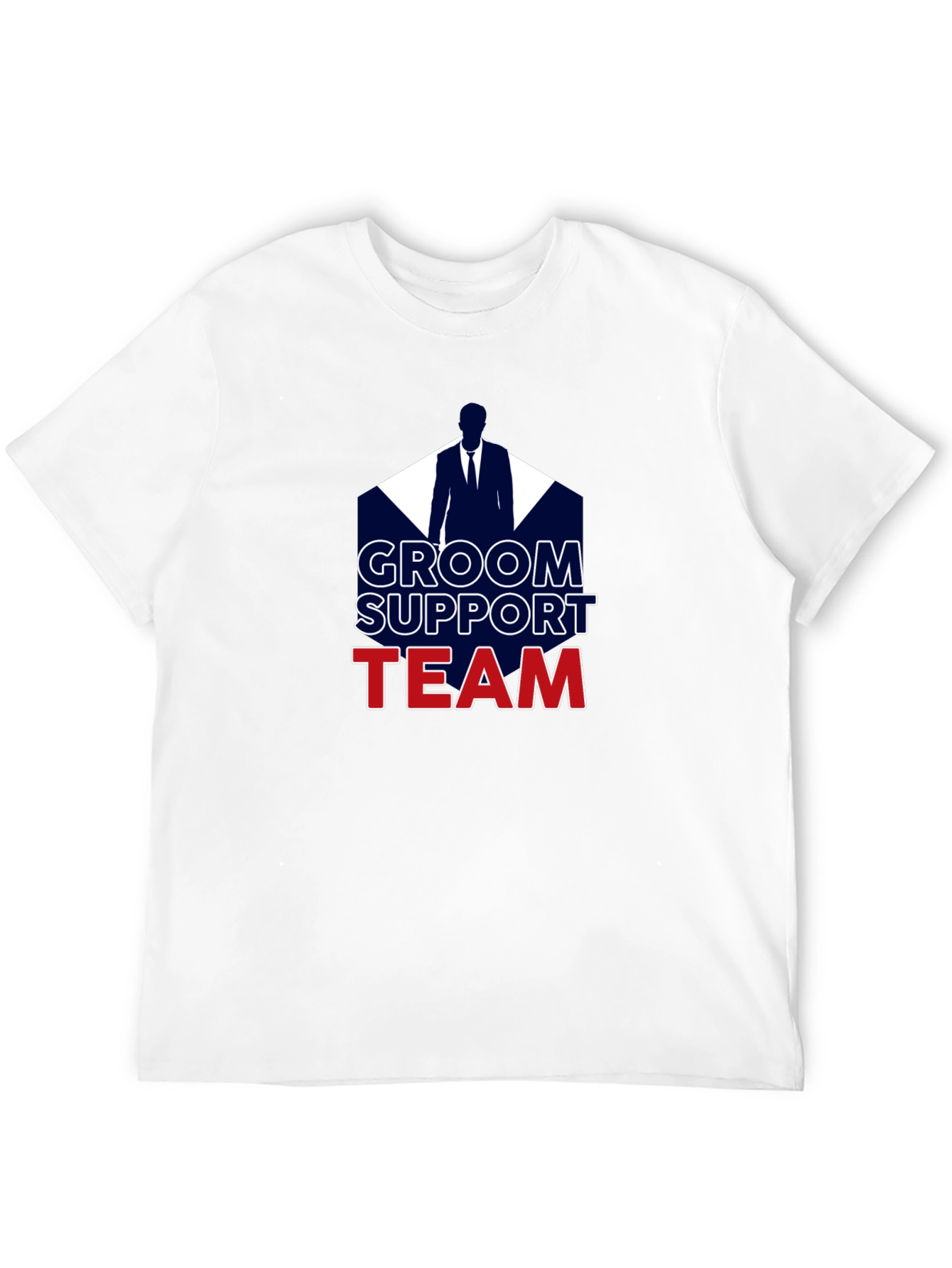Groom Support Team T-Shirt Wedding Party