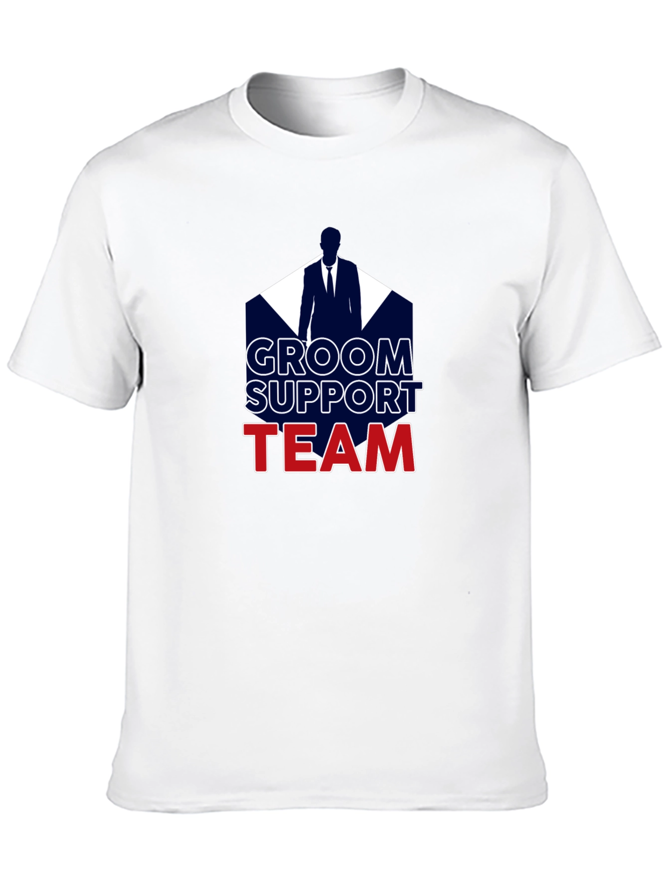 Groom Support Team T-Shirt Wedding Party