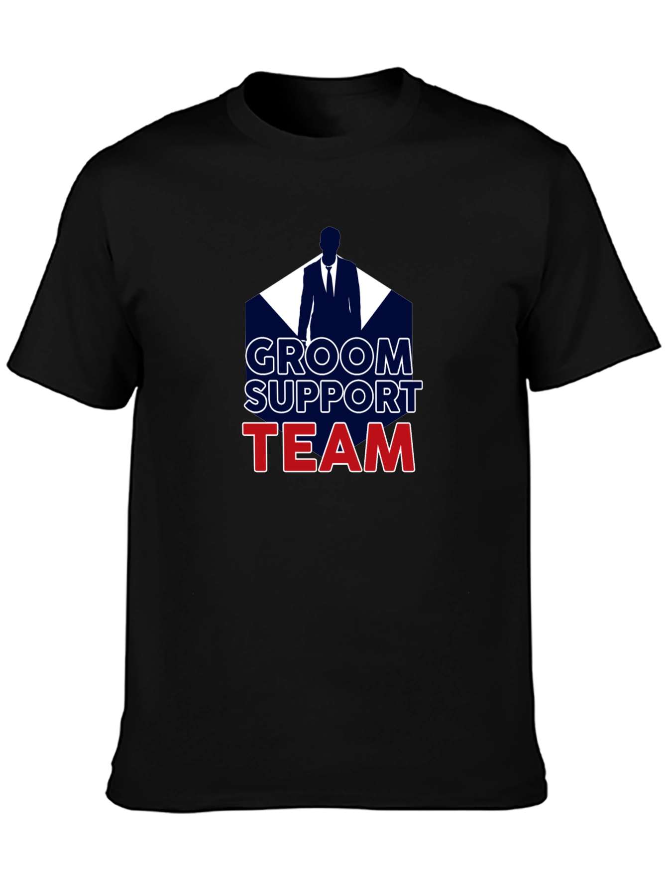 Groom Support Team T-Shirt Wedding Party