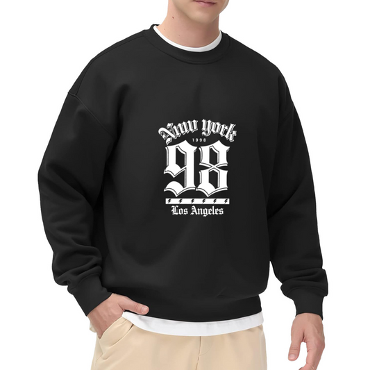 Vintage Gothic NY 98 Number Street Crewneck Sweatshirt