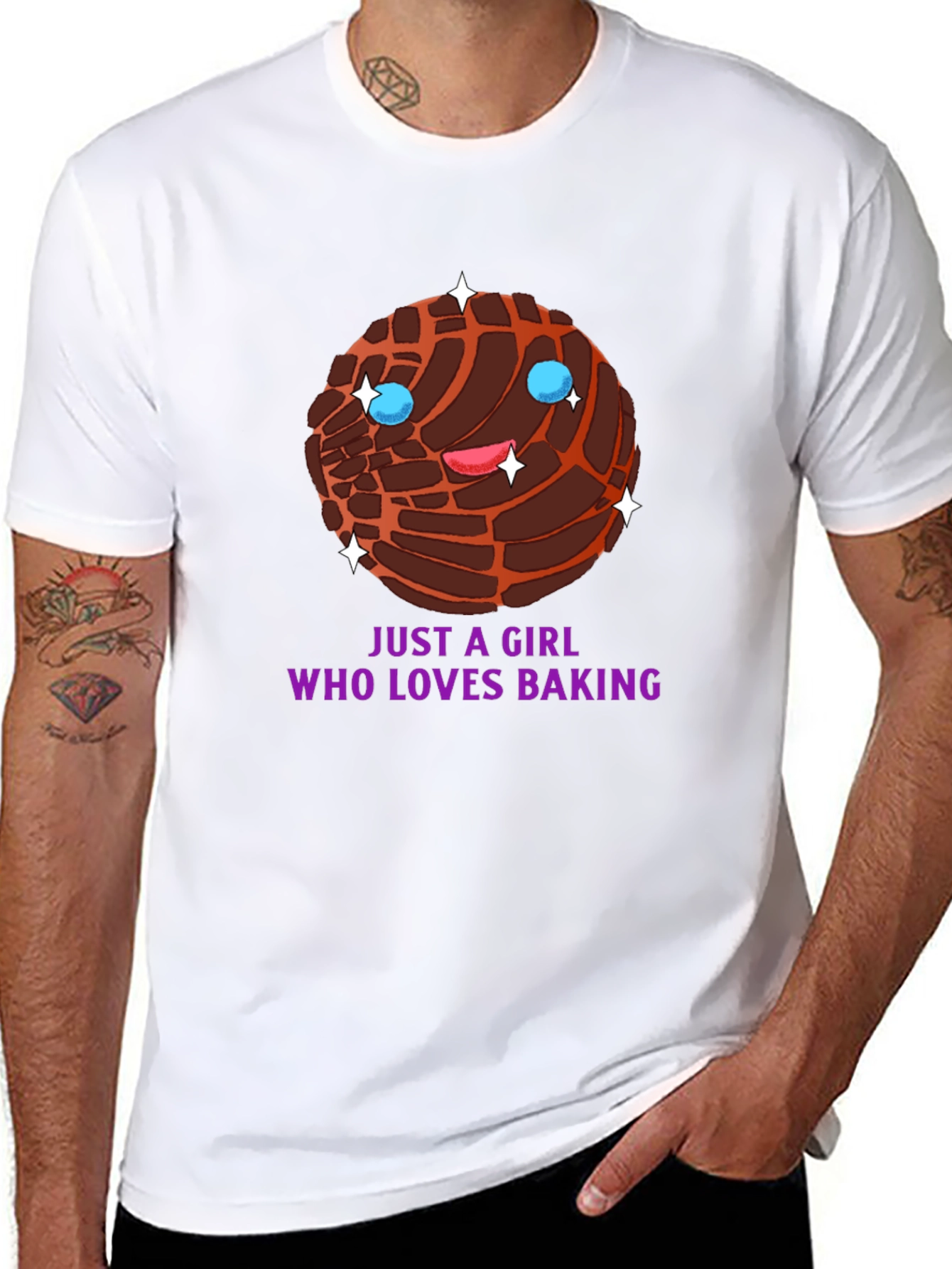 Just a Girl Who Loves Baking Concha T-Shirt
