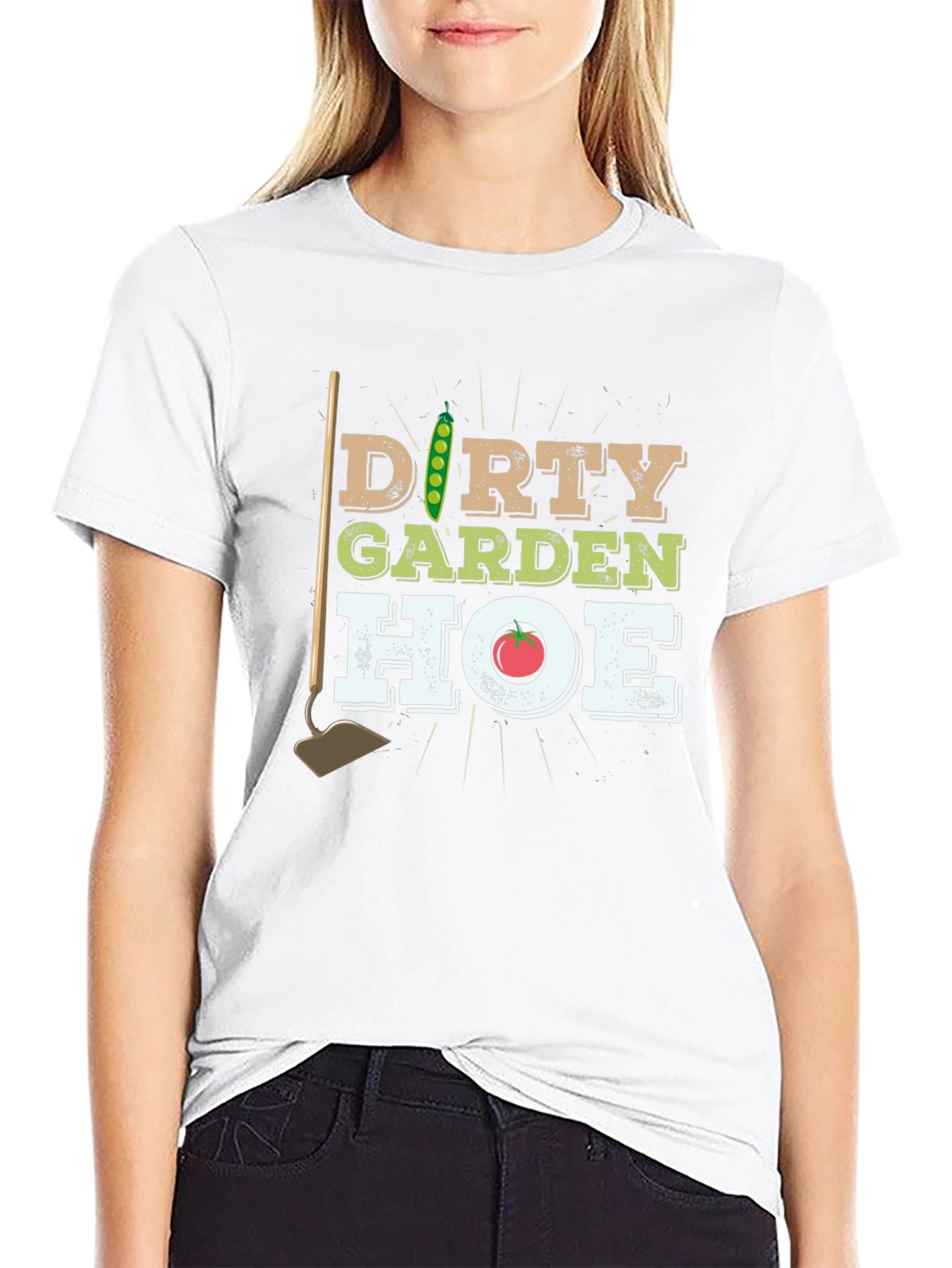 Dirty Garden Hoe Funny Gardening T-Shirt