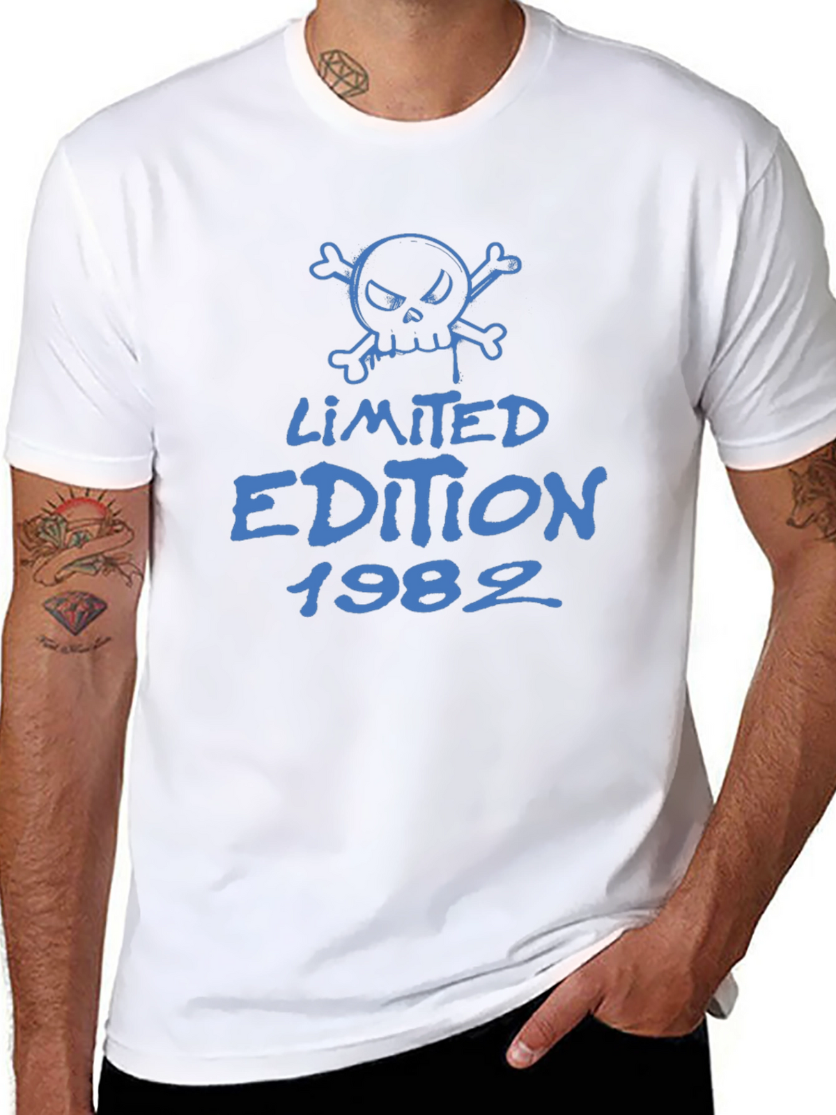 Limited Edition 1982 Skull Graphic T-Shirt
