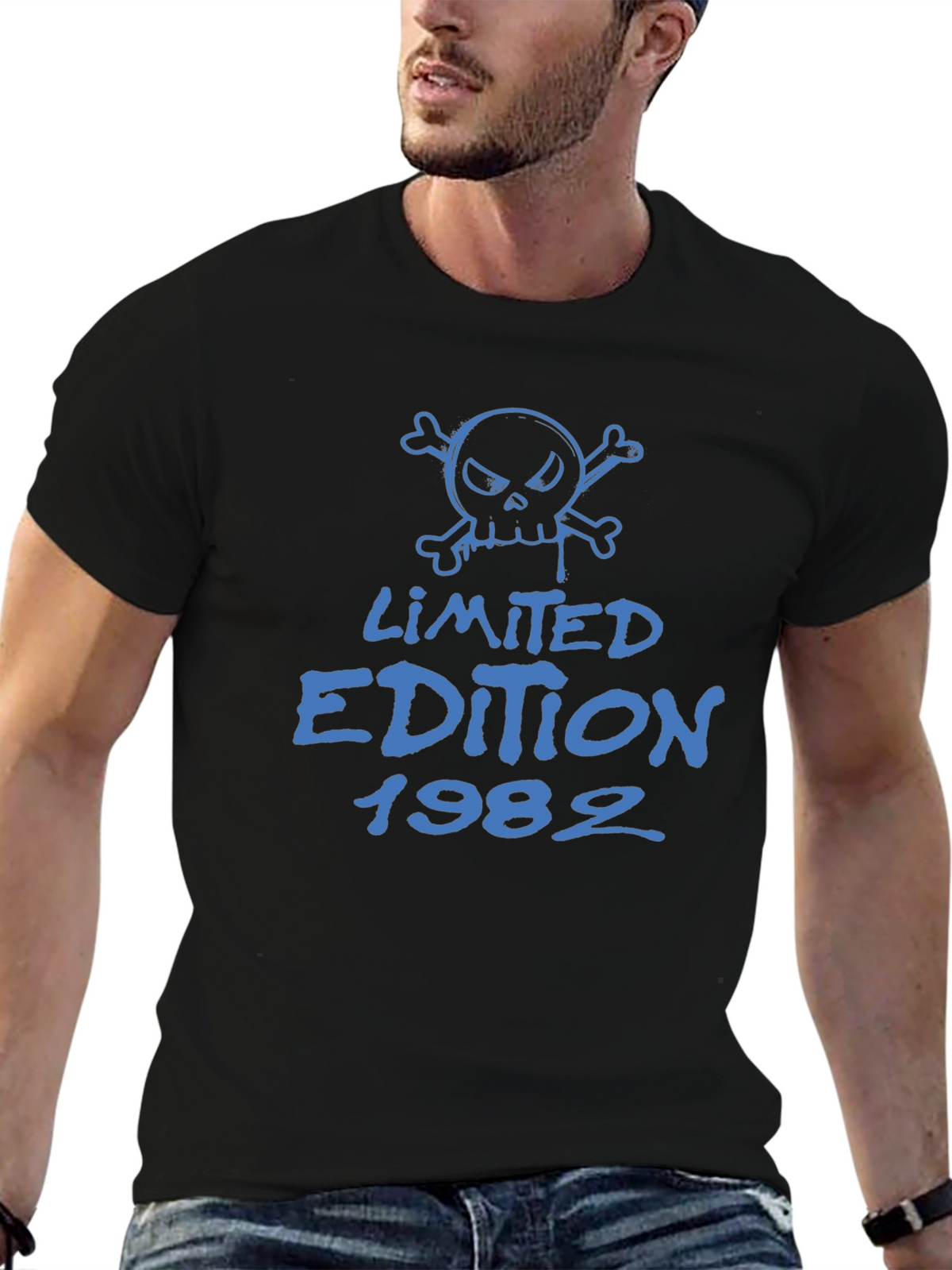 Limited Edition 1982 Skull Graphic T-Shirt