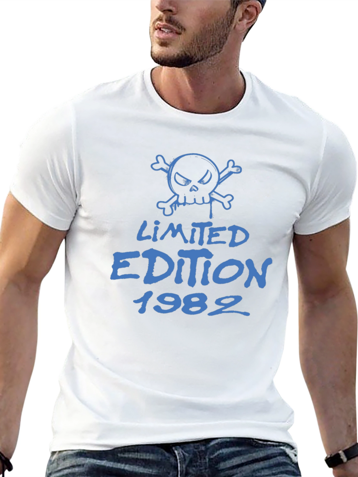 Limited Edition 1982 Skull Graphic T-Shirt