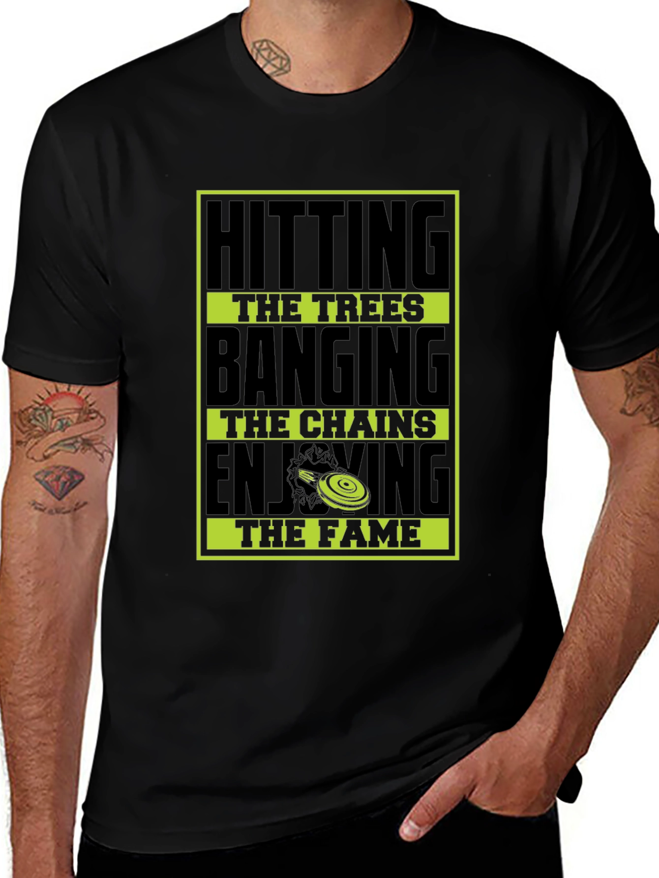 Hitting the Trees Disc Golf T-Shirt