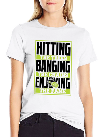 Hitting the Trees Disc Golf T-Shirt