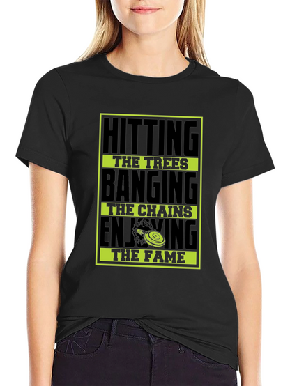 Hitting the Trees Disc Golf T-Shirt