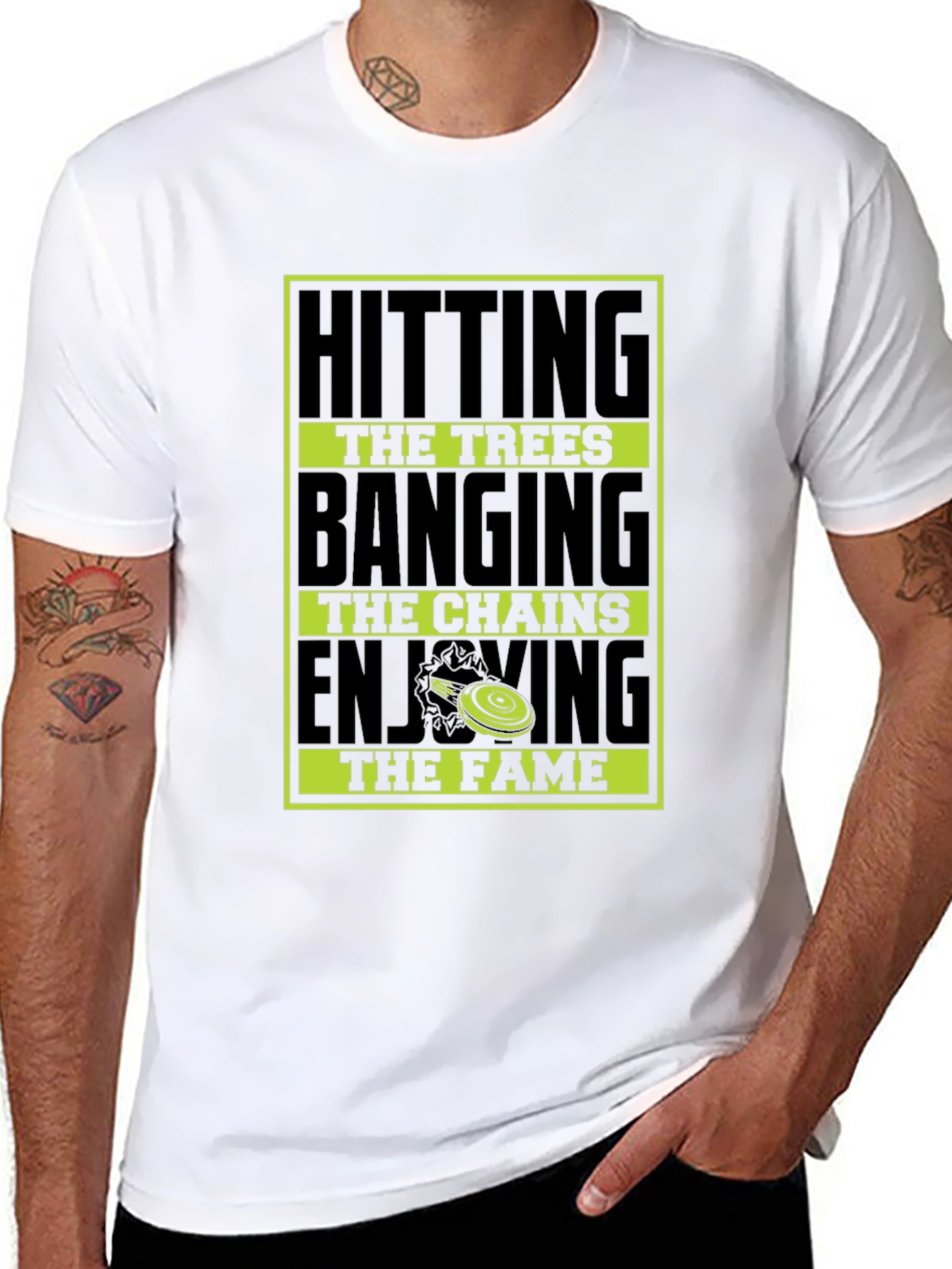 Hitting the Trees Disc Golf T-Shirt