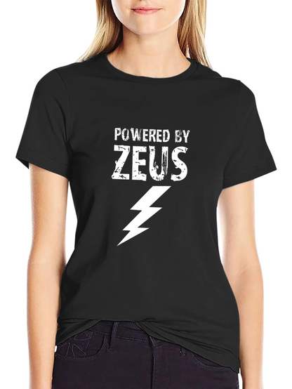 Powered by Zeus Graphic T-Shirt - Black