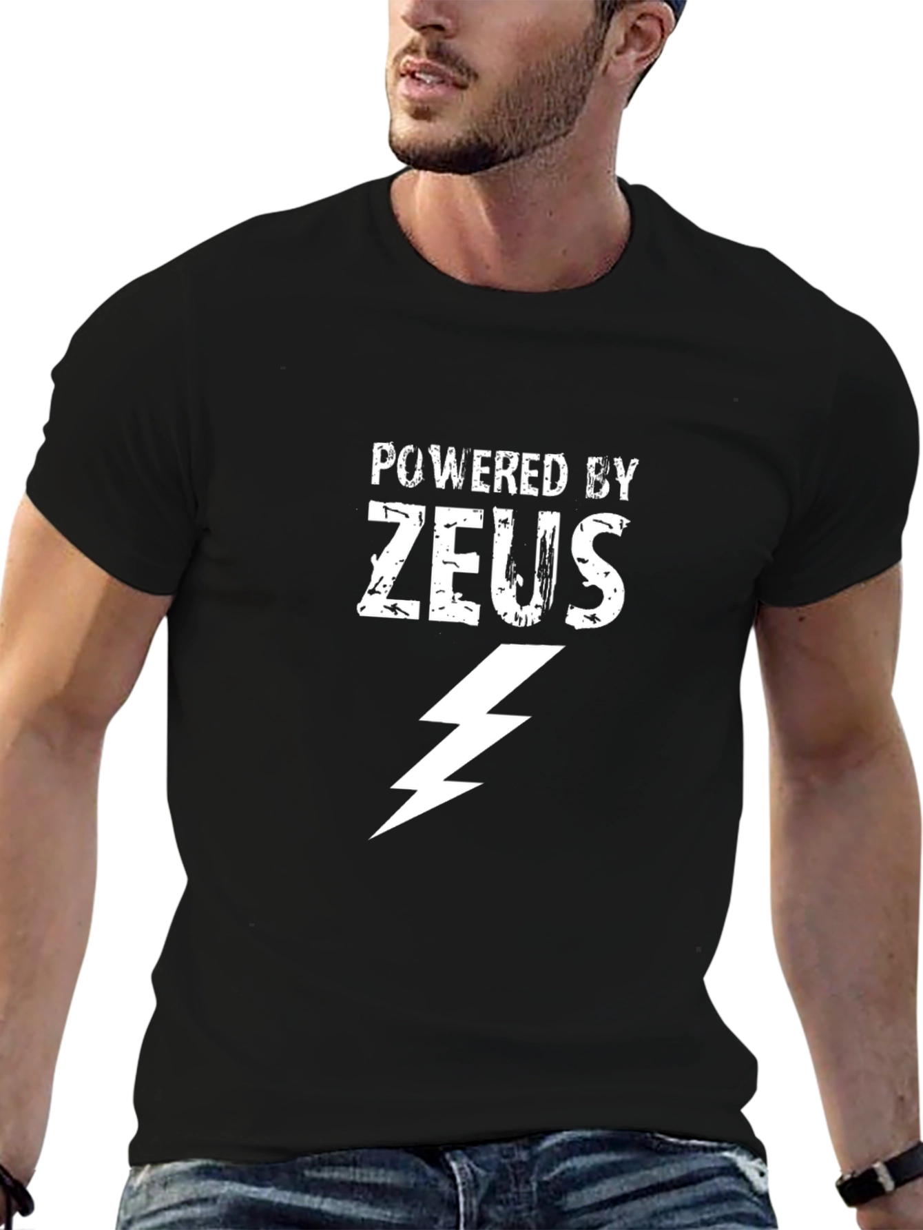 Powered by Zeus Graphic T-Shirt - Black