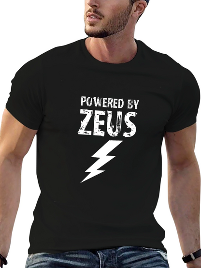 Powered by Zeus Graphic T-Shirt - Black