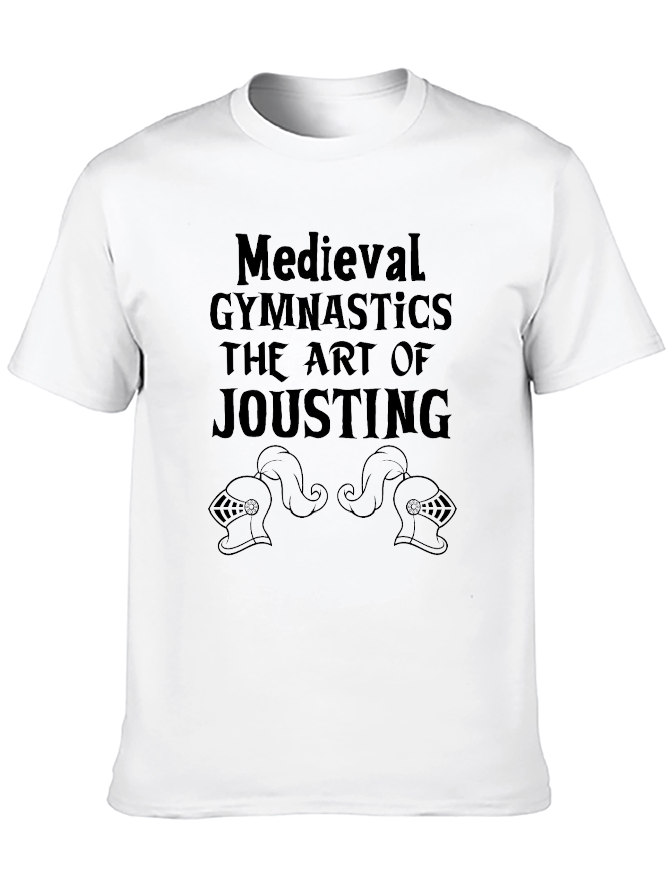 Medieval Gymnastics Jousting Graphic T-Shirt