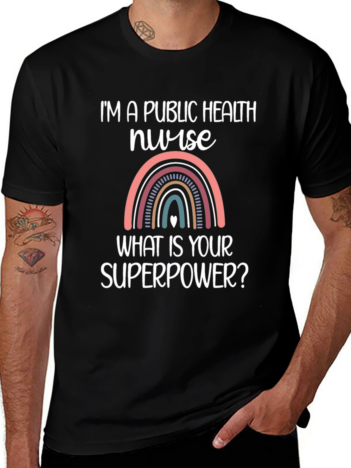 Public Health Nurse Superpower T-Shirt