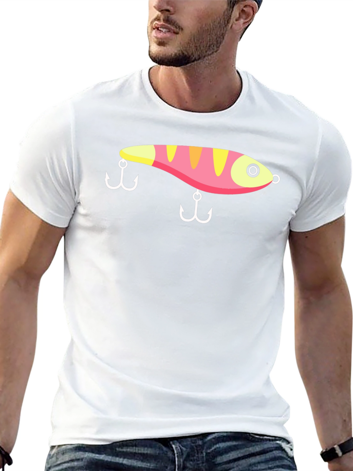 Fishing Lure Graphic T-Shirt