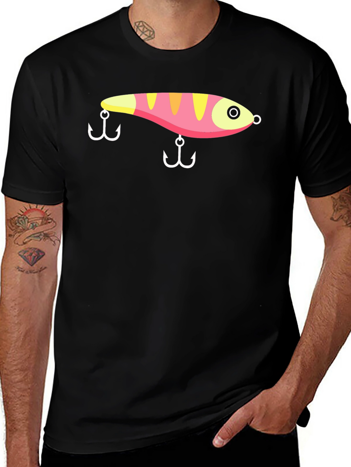 Fishing Lure Graphic T-Shirt