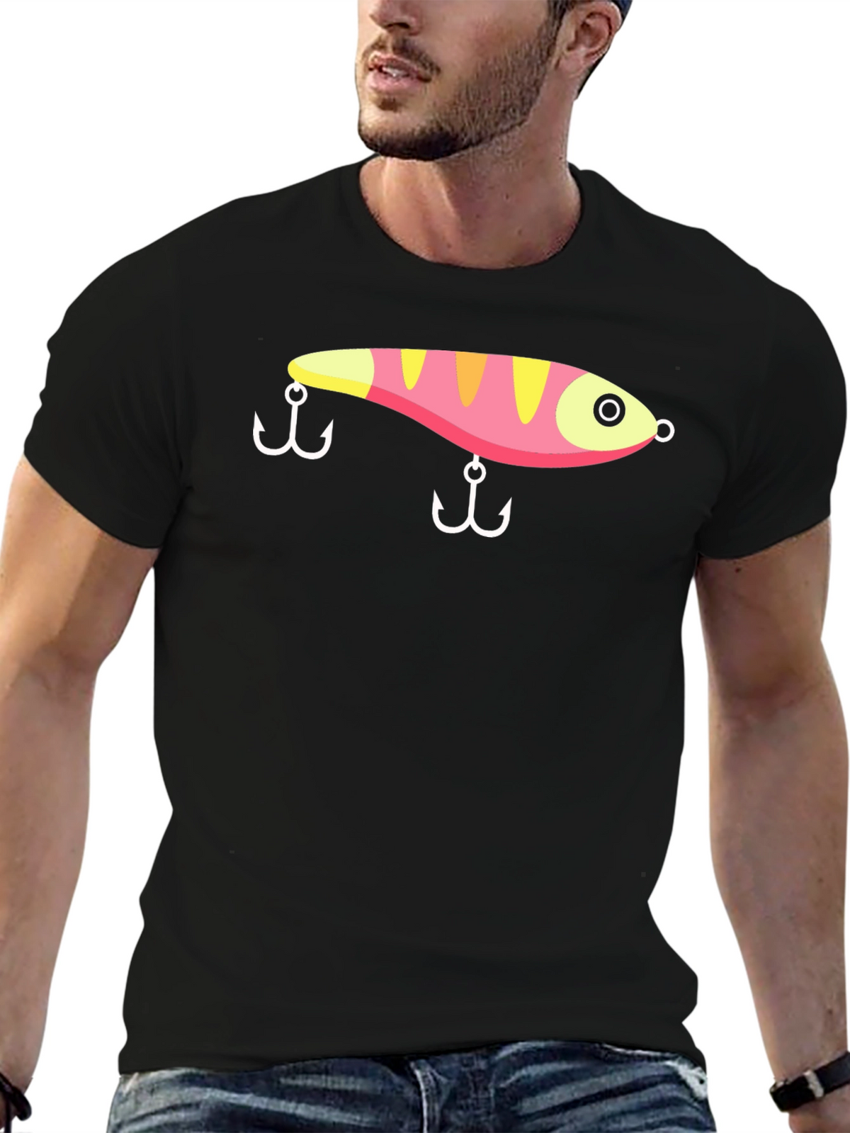 Fishing Lure Graphic T-Shirt