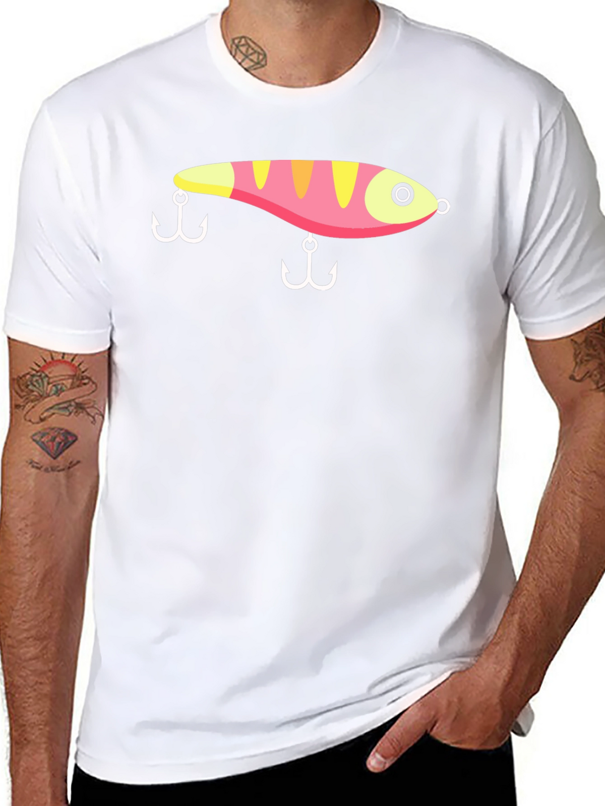 Fishing Lure Graphic T-Shirt