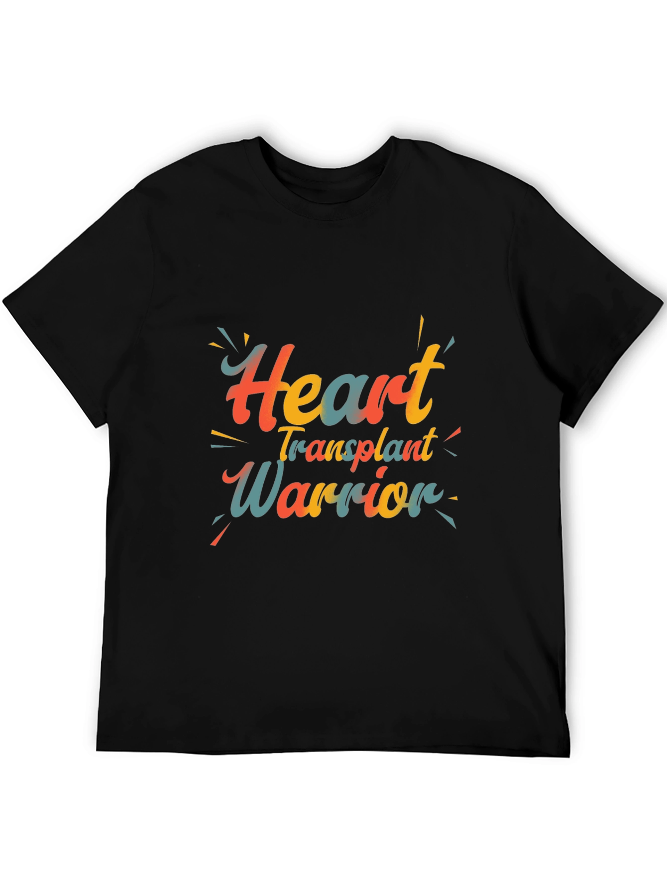 Heart Transplant Warrior Graphic Tee - Black