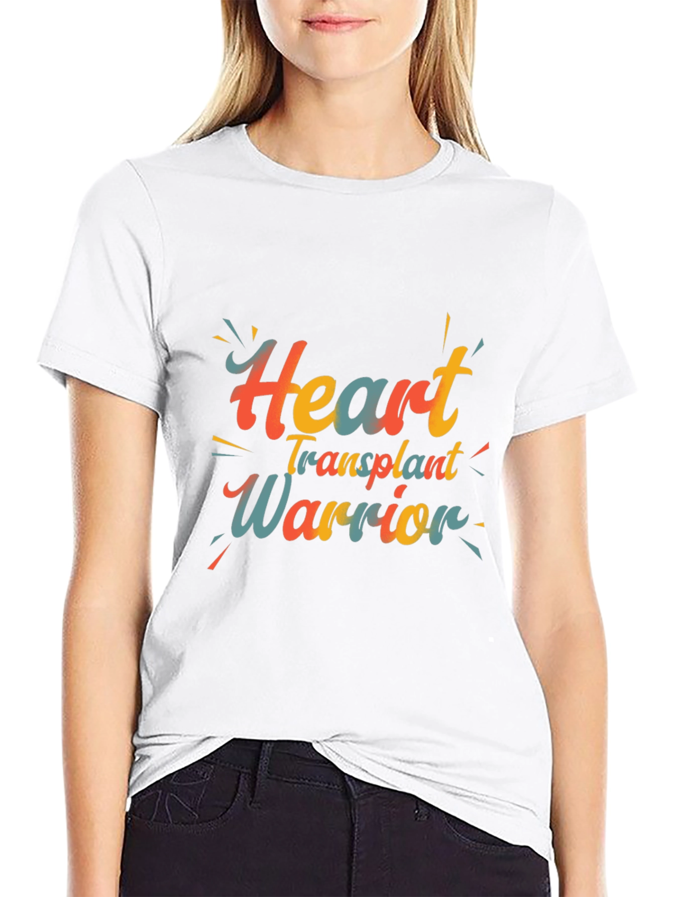 Heart Transplant Warrior Graphic Tee - Black
