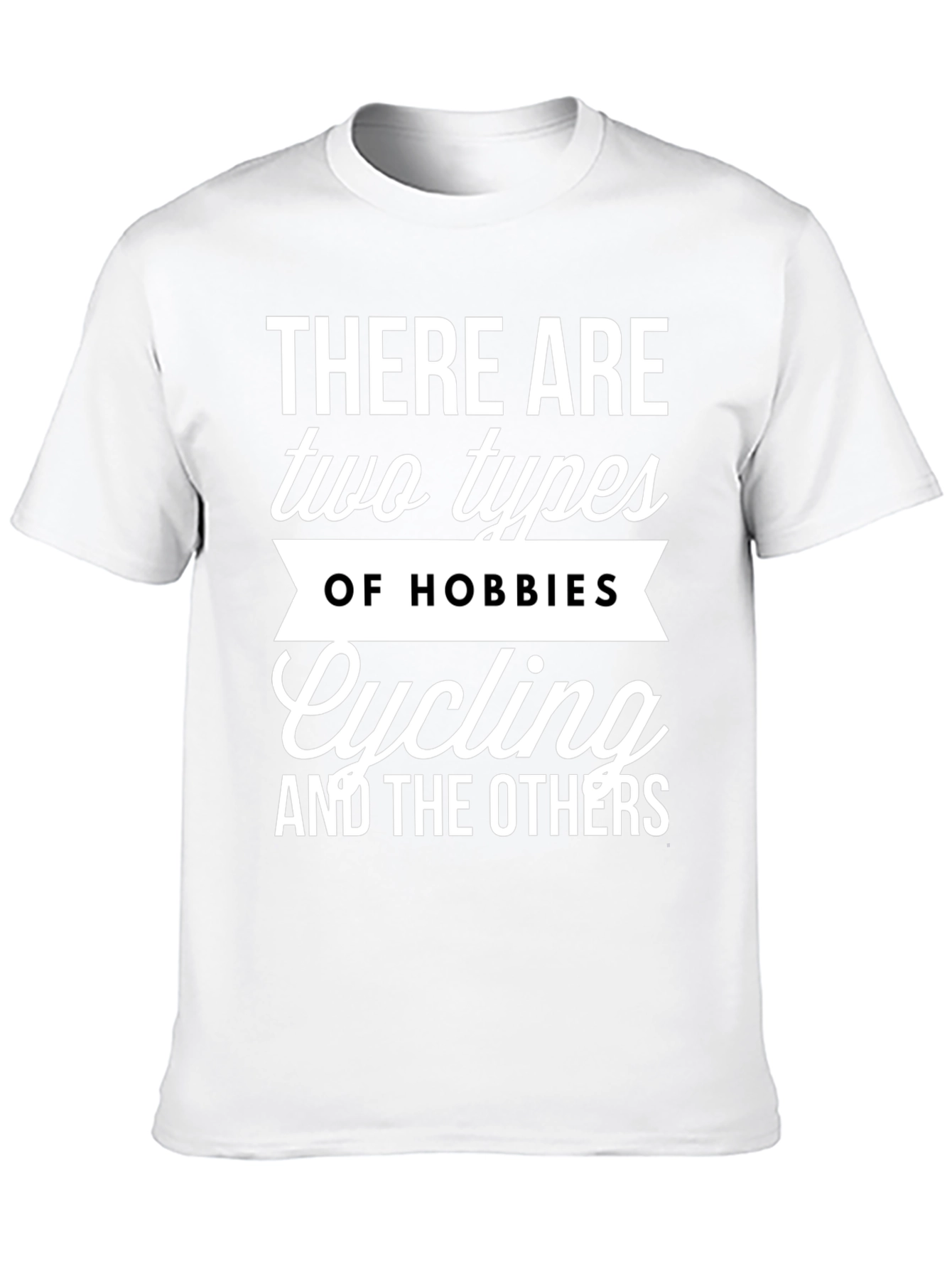 Cycling Hobbies Graphic Tee - Black