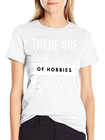 Cycling Hobbies Graphic Tee - Black