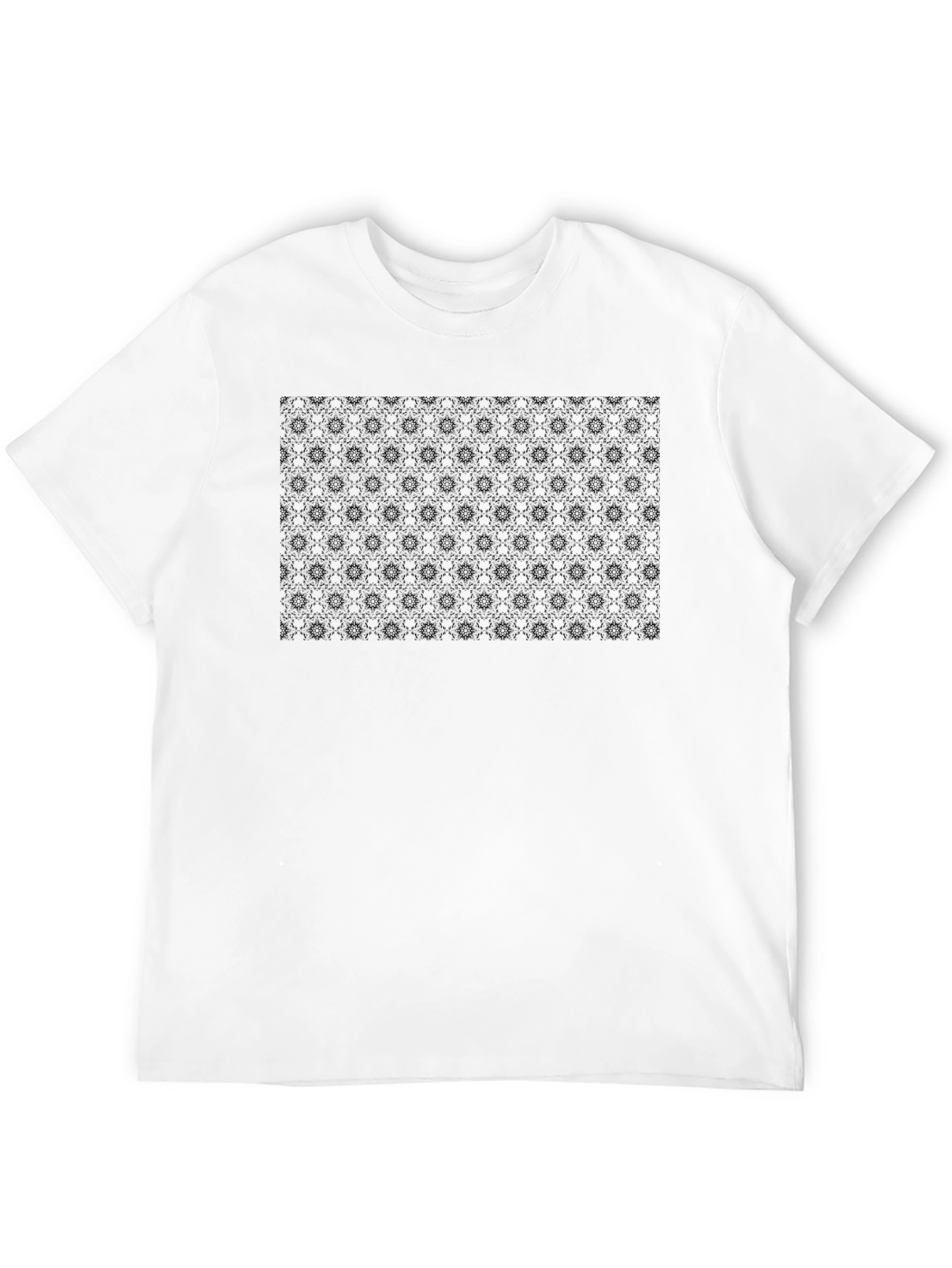 Dark Patterned Black T-Shirt
