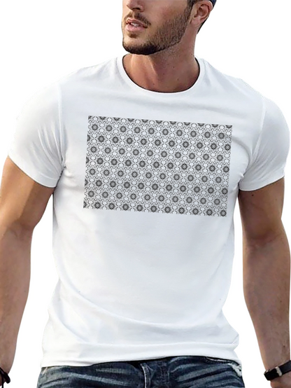 Dark Patterned Black T-Shirt