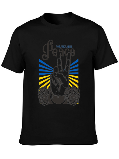 Peace for Ukraine Graphic T-Shirt