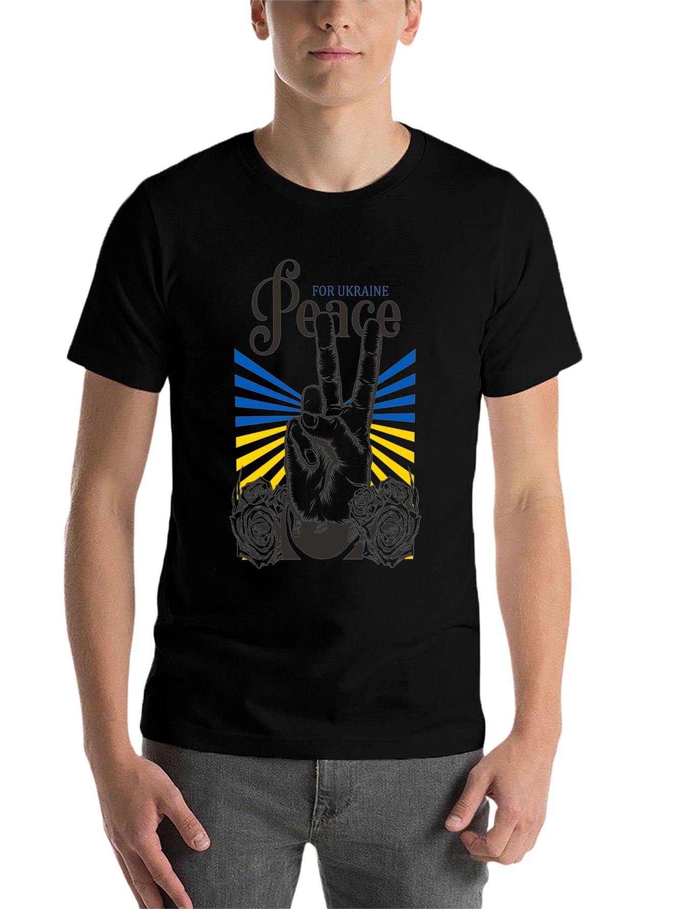 Peace for Ukraine Graphic T-Shirt
