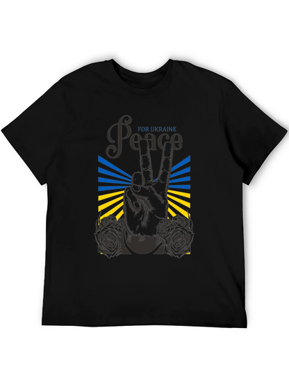 Peace for Ukraine Graphic T-Shirt