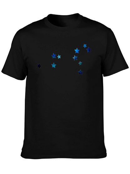Celestial Star Constellation Black Tee