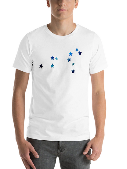 Celestial Star Constellation Black Tee