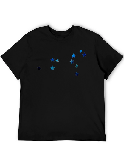 Celestial Star Constellation Black Tee