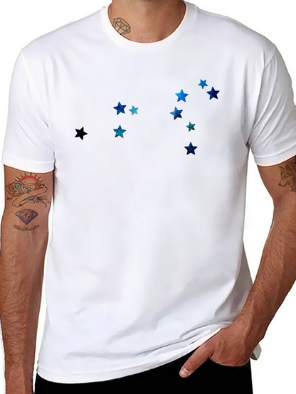 Celestial Star Constellation Black Tee