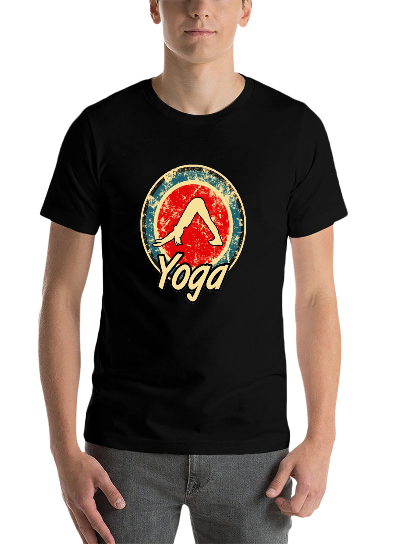 Yoga Pose Graphic T-Shirt