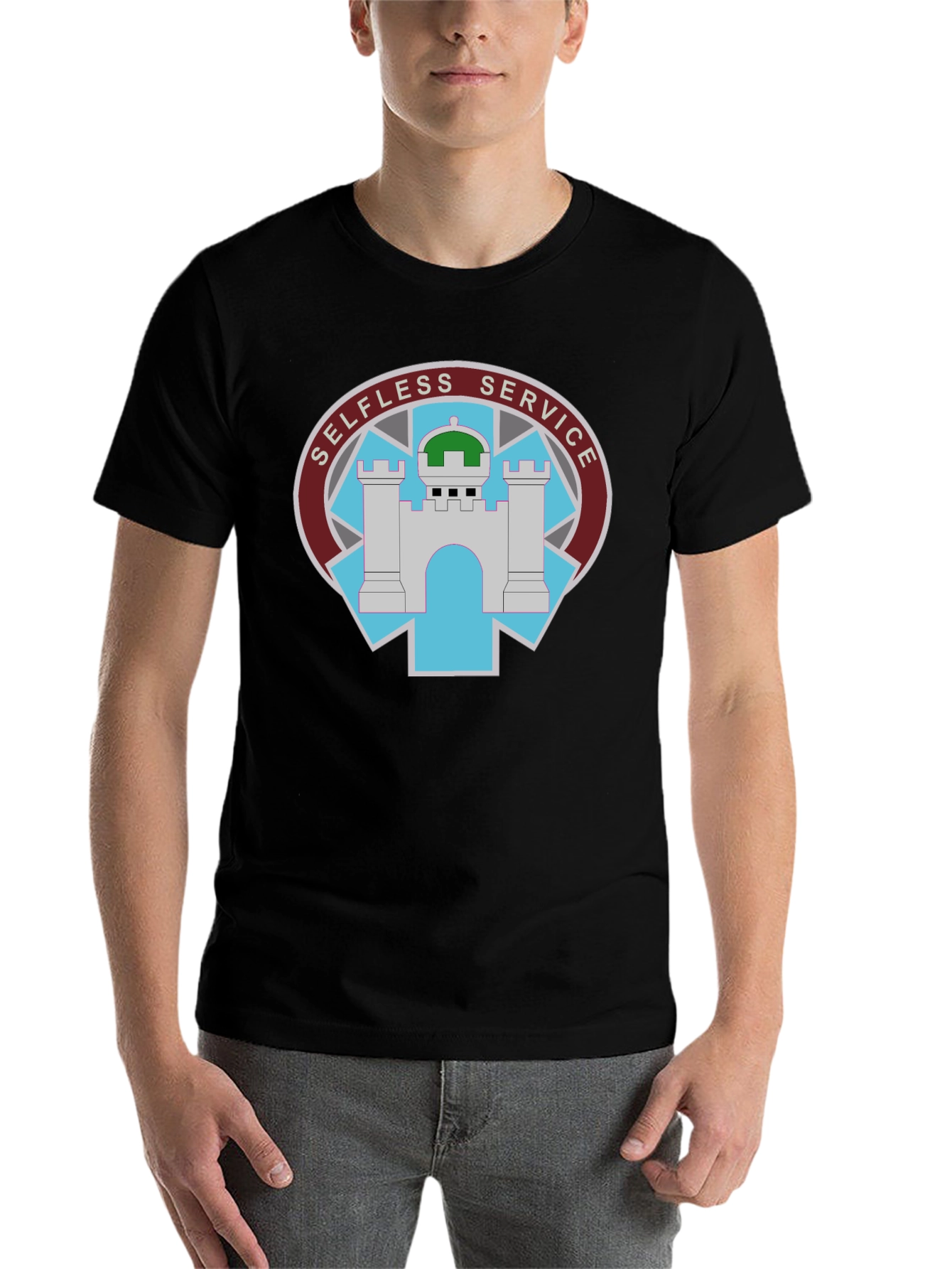 Selfless Service Black T-Shirt