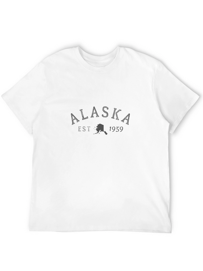Alaska Est. 1959 Black Graphic Tee