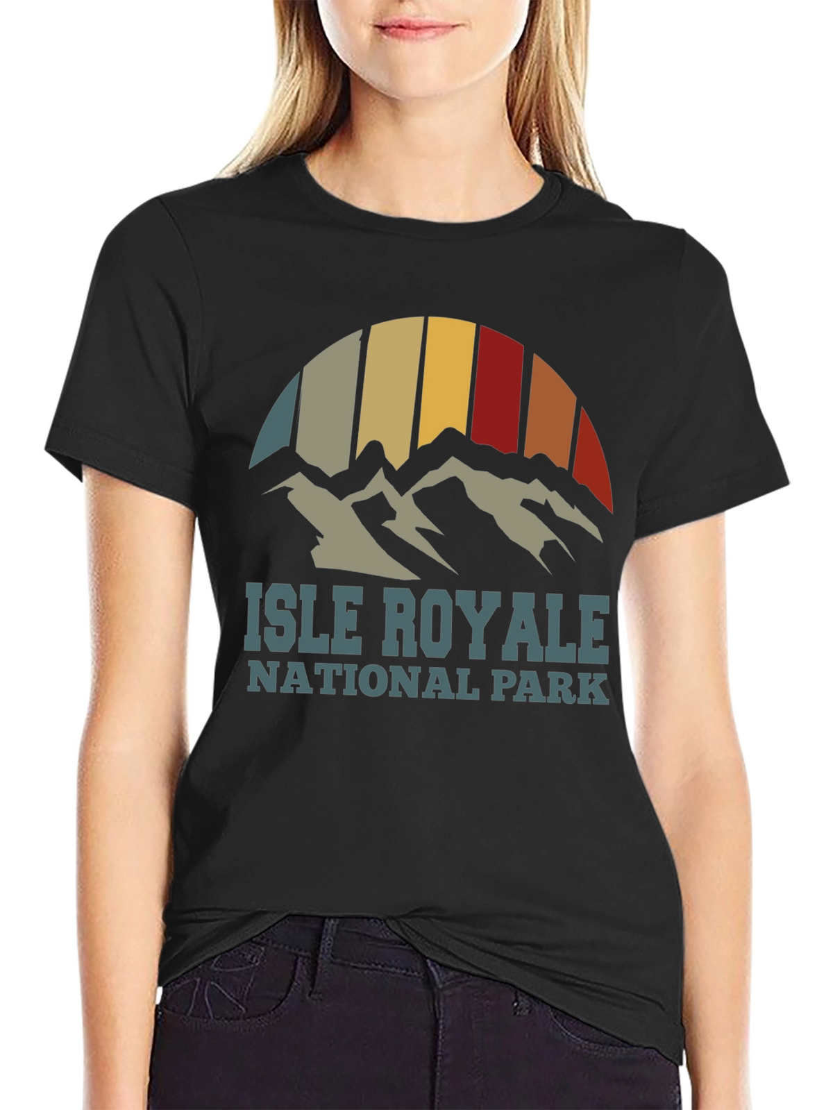Isle Royale National Park T-Shirt Retro Style