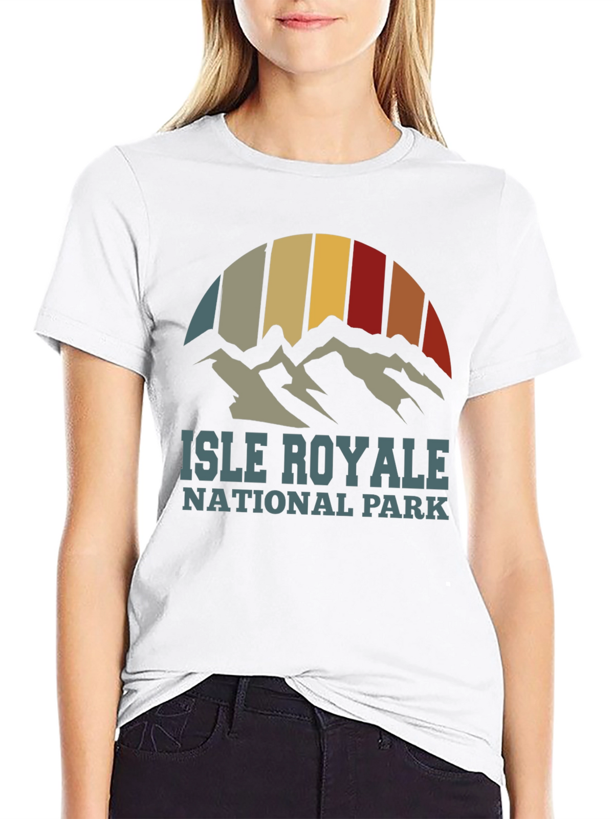 Isle Royale National Park T-Shirt Retro Style