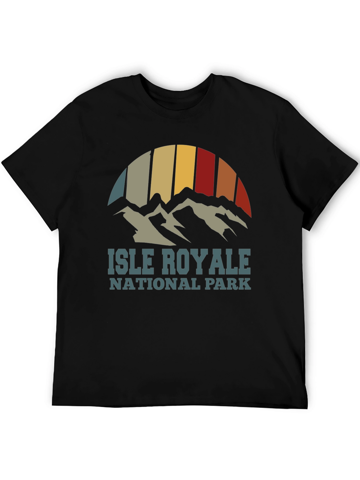 Isle Royale National Park T-Shirt Retro Style