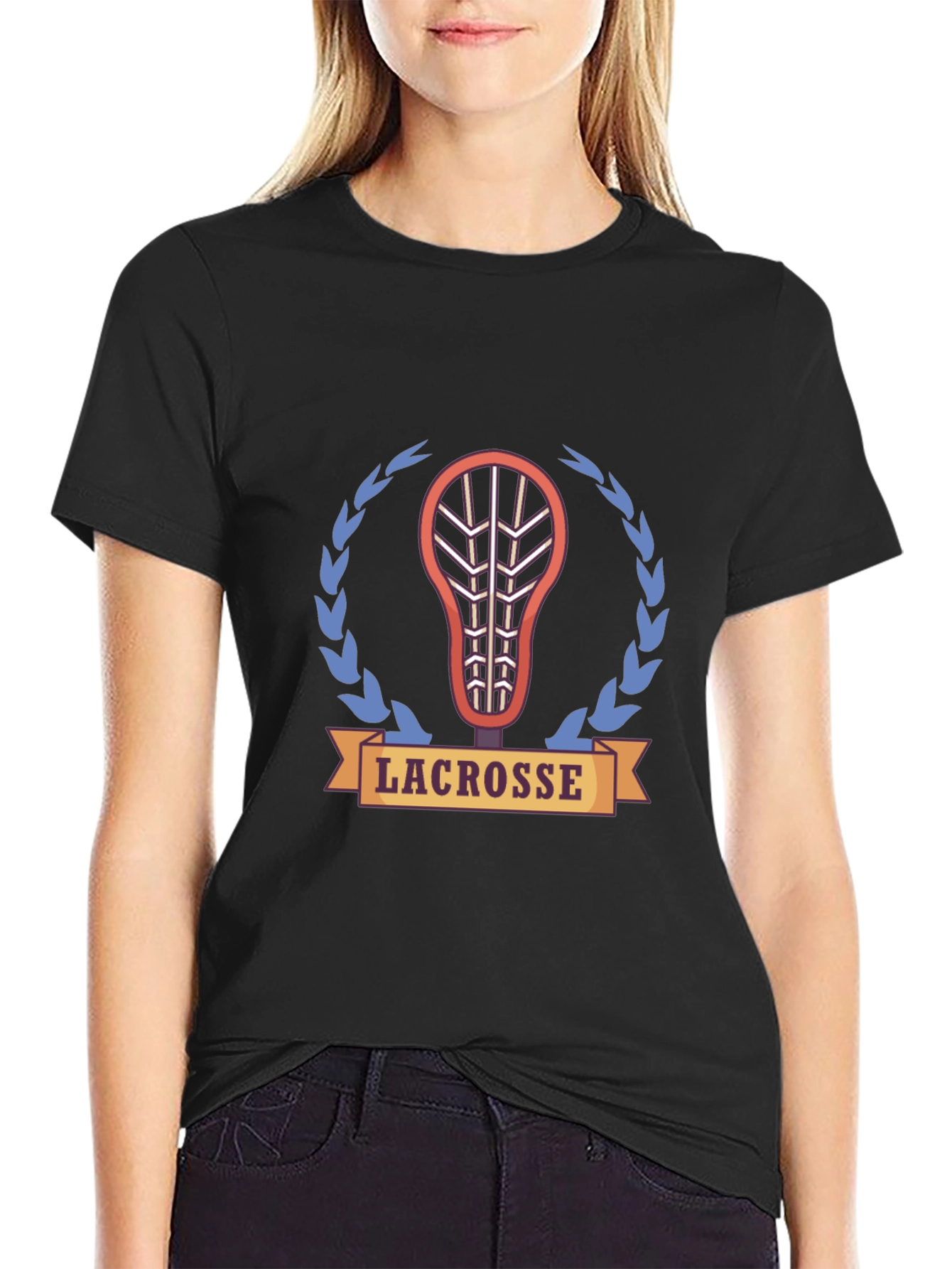 Lacrosse Stick T-Shirt - Classic Sportswear Tee
