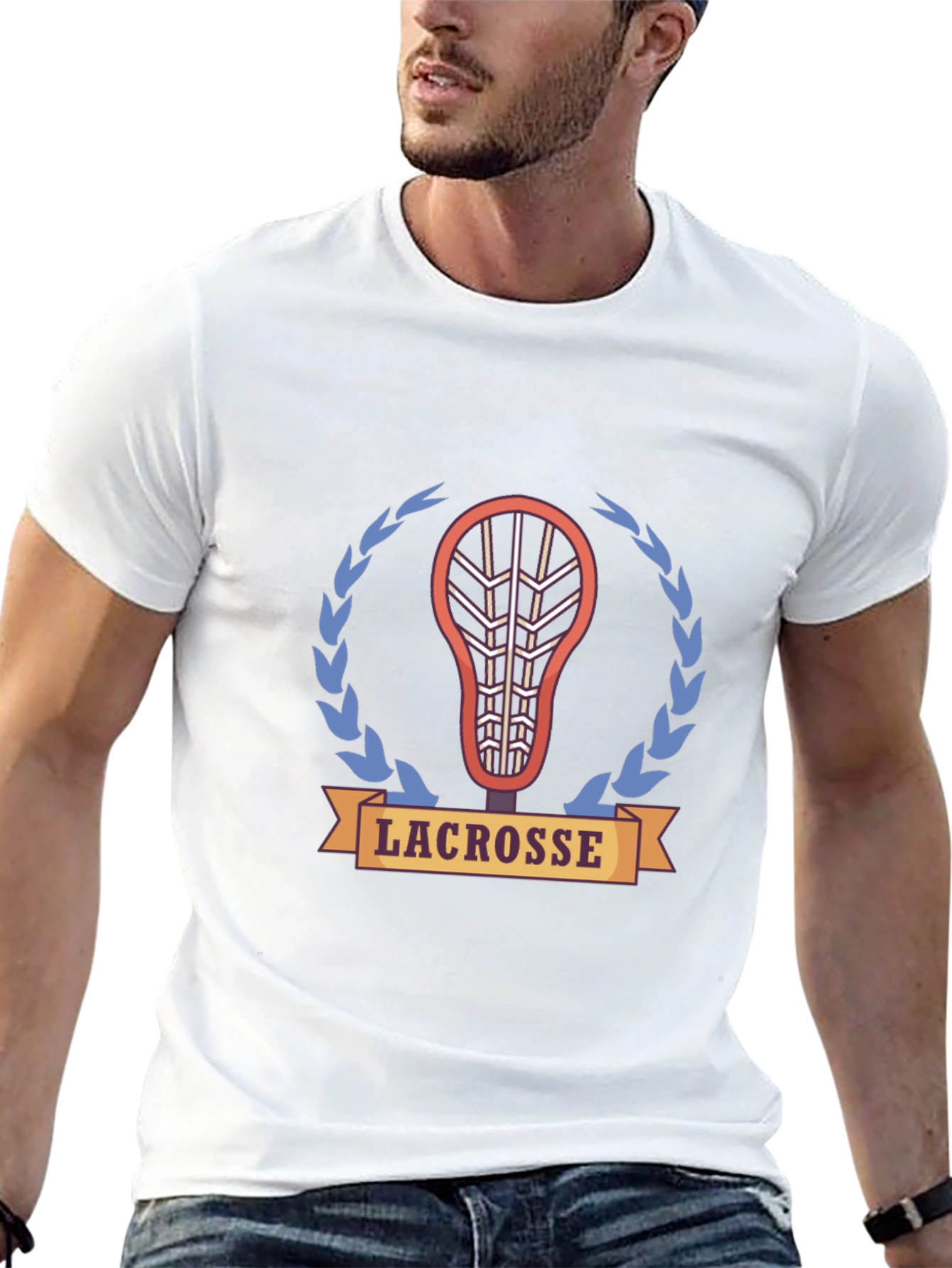 Lacrosse Stick T-Shirt - Classic Sportswear Tee