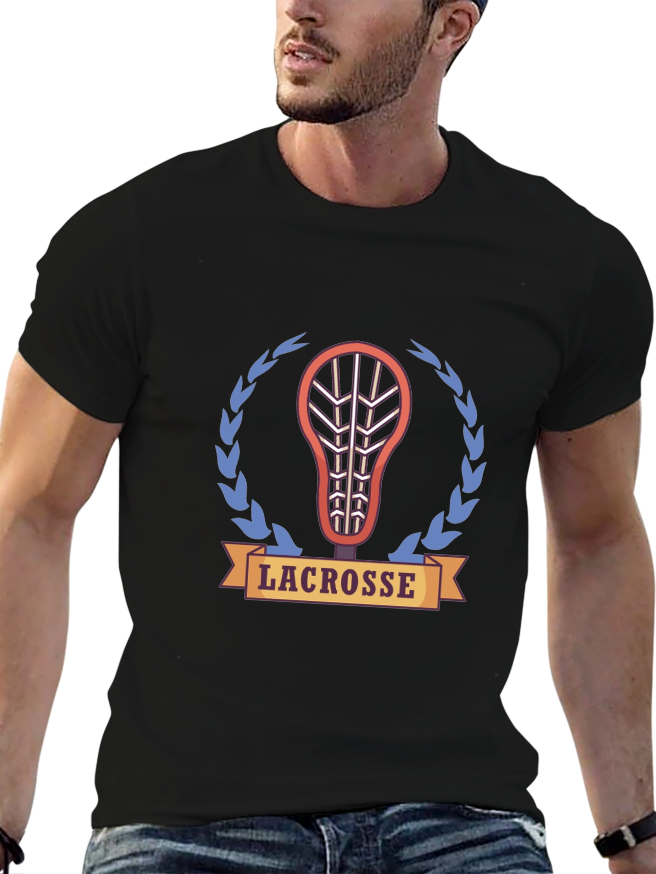 Lacrosse Stick T-Shirt - Classic Sportswear Tee