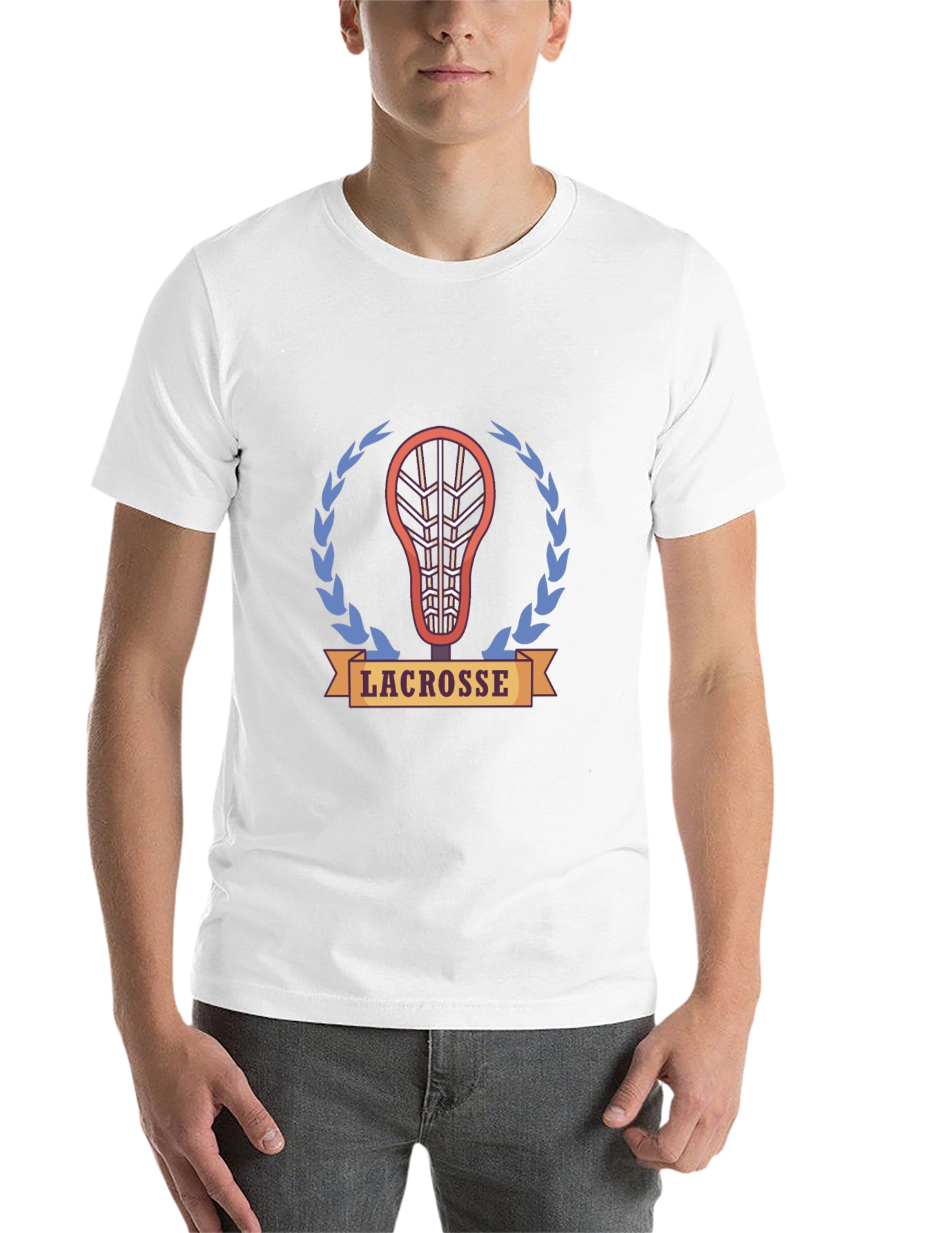 Lacrosse Stick T-Shirt - Classic Sportswear Tee