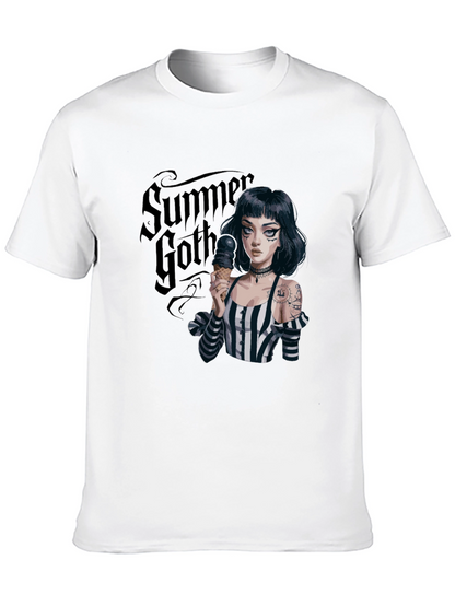 Summer Goth T-Shirt: Ice Cream Girl Tee