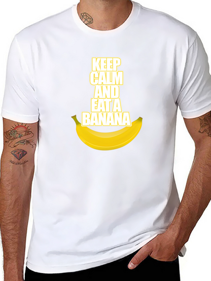 Keep Calm and Eat a Banana Graphic Tee