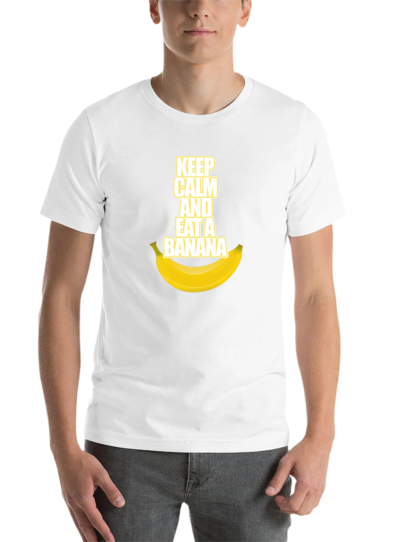 Keep Calm and Eat a Banana Graphic Tee