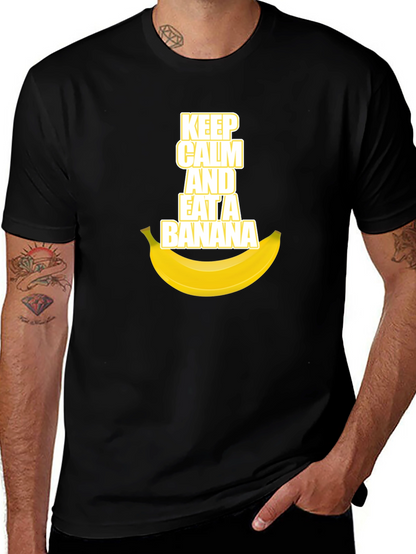 Keep Calm and Eat a Banana Graphic Tee