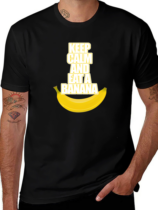 Keep Calm and Eat a Banana Graphic Tee